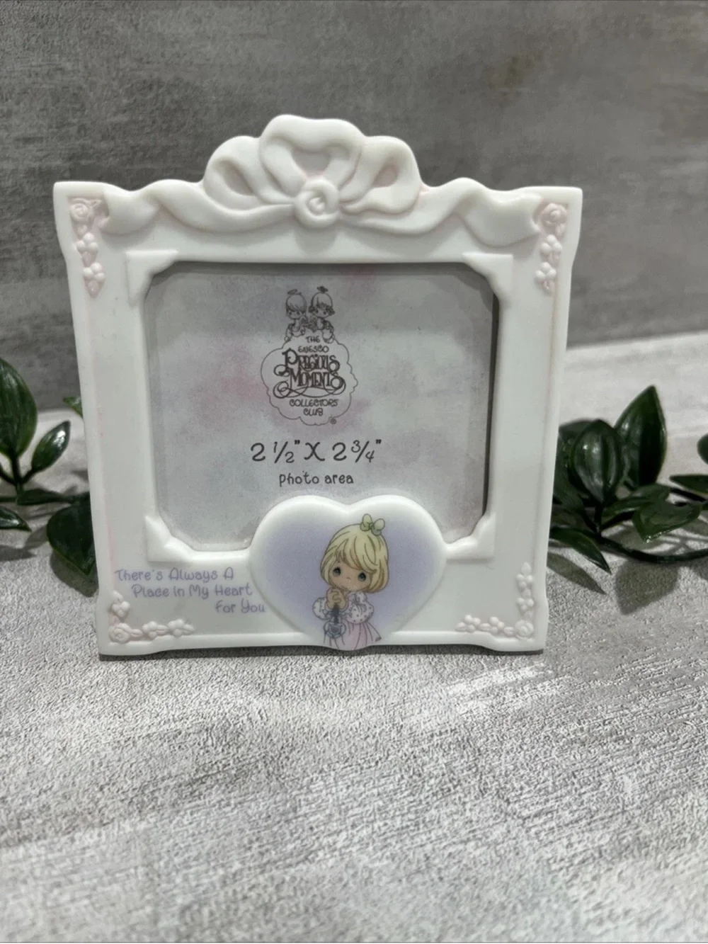 Precious Moments Picture Frame 'There's Always A Place In My Heart For You' 2002